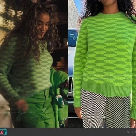 Lisa Says Gah College Crew Bocce Court Sweater NWT - Picture 2 of 8